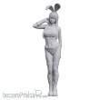 Hasegawa 652476 - 1/12 Real Figur Collection No 45, Bunny Cosplayer