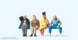 Preiser 65350 - 1:45 Sitzende Reisende 4 Fig.