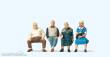 Preiser 65351 - 1:45 Sitzende Reisende 4 Fig.