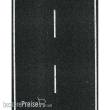 Heki 6561 - Fahrbahndecke Asphalt H0, zweispurig 100x8 cm