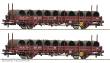 Roco 6600119 - 2-tlg. Set: Schwenkrungenwagen,SNCF