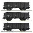 Roco 6600141 - 3-tlg. Set: Offene Güterwagen, SNCF