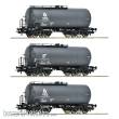 Roco 6600162 - 3-tlg. Set: Kesselwagen, VTG/DB