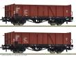 Roco 6600194 - 2-tlg. Set: Offene Güterwagen, DR