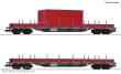 Roco 6600201 - 2-tlg. Set: Rungenwagen, DB AG