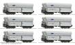 Roco 6600220 - 6-tlg. Set: Selbstentladewagen, GATX