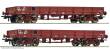 Roco 6600224 - 2-tlg. Set: Niederbordwagen, SNCF