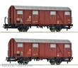 Roco 6600248 - 2-tlg. Set: Gedeckte Postgüterwagen, DBP