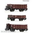 Roco 6600250 - 3-tlg. Set: Offene Güterwagen, ÖBB