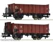Roco 6600253 - 2-tlg. Set: Offene Güterwagen, DR