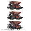 Roco 6600265 - 3-tlg. Set: Talbot-Schotterwagen, DRB