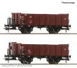 Roco 6600267 - 2-tlg. Set: Offene Güterwagen, DB
