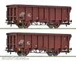Roco 6600280 - 2-tlg. Set: Offene Güterwagen, DR