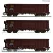 Roco 6600285 - 3-tlg. Set: Rolldachwagen, SNCF