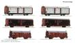 Roco 6600339 - 6-tlg. Display: Rangierbahnhof/Schiebedach-/Schiebewandwagen, DB