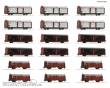 Roco 6600340 - 18-tlg. Display: Rangierbahnhof/Schiebedach-/Schiebewandwagen, DB