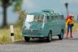 Minicar 66017 - Goliath Express 1100 Luxusbus hellgrüngrau Dach offen
