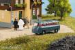 Minicar 66018 - Goliath Express 1100 Luxusbus hellblaugrau Dach offen