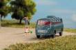 Minicar 66018 - Goliath Express 1100 Luxusbus hellblaugrau Dach offen