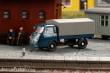 Minicar 66021 - Goliath Express 1100 Pritschenwagen mit Plane blaugrün