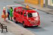 Minicar 66035 - Goliath Express 1100 Luxusbus rot Dach geschlossen
