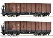 Roco 6640004 - 2-tlg. Set: Offene Güterwagen, ÖBB