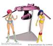 Hasegawa 664524 - 1/20 Dirty Pair, Kei & Yuei mit 1/300 Lovley Angel