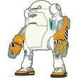 Hasegawa 664784 - 1/20 MechatroWeGo No. 4, Power Arm, Orange Mochi