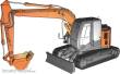 Hasegawa 666001 - 1/35 Hitachi Bagger ZAXIS 135US