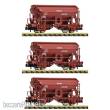 Fleischmann 6660071 - 3-tlg. Set: Schwenkdachwagen, DR
