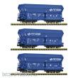 Fleischmann 6660086 - 3-tlg. Set: Selbstentladewagen, PKP Cargo