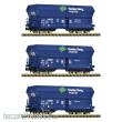 Fleischmann 6660089 - 3-tlg. Set: Selbstentladewagen ´Norske Skog´, VTG