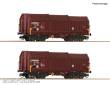 Roco 6680009 - 2-tlg. Set: Teleskophaubenwagen, DR