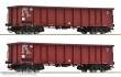 Roco 6680016 - 2-tlg. Set: Offene Güterwagen, DB