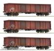 Roco 6680017 - 3-tlg. Set: Offene Güterwagen, DR