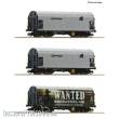 Roco 6680023 - 3-tlg. Set: Schiebeplanenwagen, Captrain