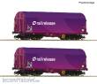 Roco 6680024 - 2-tlg. Set: Schiebeplanenwagen, Railrelease