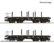 Roco 6680028 - 2-tlg. Set: Schwerlast-Flachwagen, DB