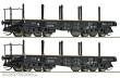 Roco 6680034 - 2-tlg. Set: Schwerlast-Flachwagen, DRG