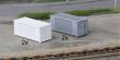Igra Model 66818211 - 4-tlg set - 2 weiß und 2 grau Container
