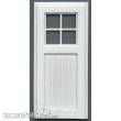 Heyn 6702 - Tür ´Schuppen´ mit Fenster, 1:32