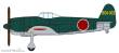 Hasegawa 672156 - 1/450 Japanisches Flugzeug-Set für Flugzeugträger