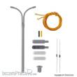 Viessmann 6723 - H0 Bausatz Peitschenleuchte, doppelt, 2 LEDs weiß