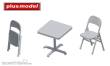 Plus model DP3075 - Folding chairs and table