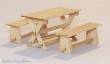 Plus model 414 - Garden furniture in 1:35