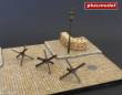 Plus model 619 - Display base - Cobblestone street intersection