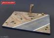 Plus model 623 - Display base - Cobblestone street wit tram tracks