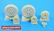 Plus model AL3010 - 1:32 Mig-21 wheels early 15. Panzerdivision Afrikakorps - 1. Div. Big