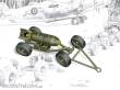 Plus model AL4055 - 1:48 Bomb trailer Mk 2