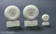 Plus model AL4068 - C-47 Skytrain wheels without cover in 1:48